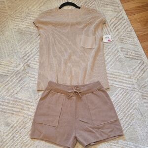 Wishlist Taupe Knit Set